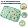1 Pc Rectangular Summer Cooling Hamster Bed, Comfortable Sleep Mat