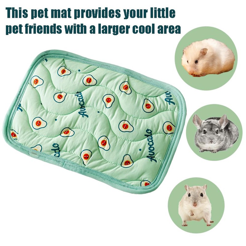 1 Pc Rectangular Summer Cooling Hamster Bed, Comfortable Sleep Mat