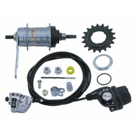 F&R Shimano Nexus 3 Speed Hub Set COASTER Internal Gear SG-3C41 36H For Rear Wheels.