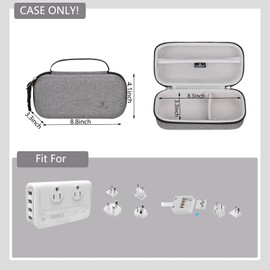 Tourmate Hard Case for Ceptics Travel Voltage Converter 220V to 110V Converter Power (Case Only)