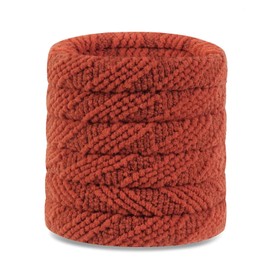 GADIEMKENSD Hair Ties for Women Thick Hair Stretchy Hair Elastics Small Rubber Bands for Hair Ponytail Holders Nylon Hair Ties for Sport Travel Dark Red