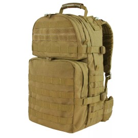 Condor 129 Medium Assault Pack Modular MOLLE Hunting Hiking Battle Belt Backpack - Coyote Brown