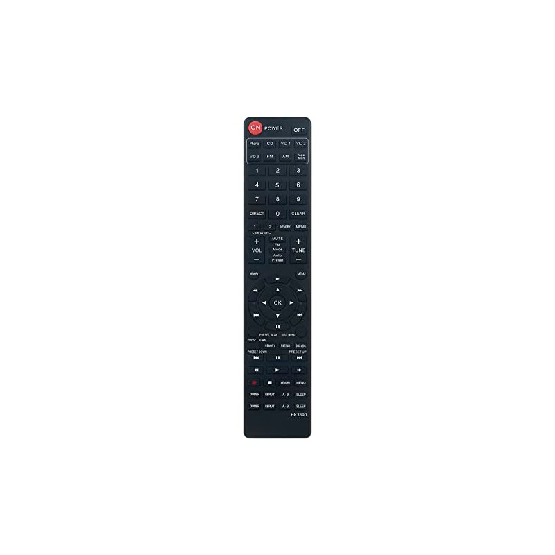 Replacement HK3390 Remote Control Compatible for Harman/Kardon Stereo Receiver HK