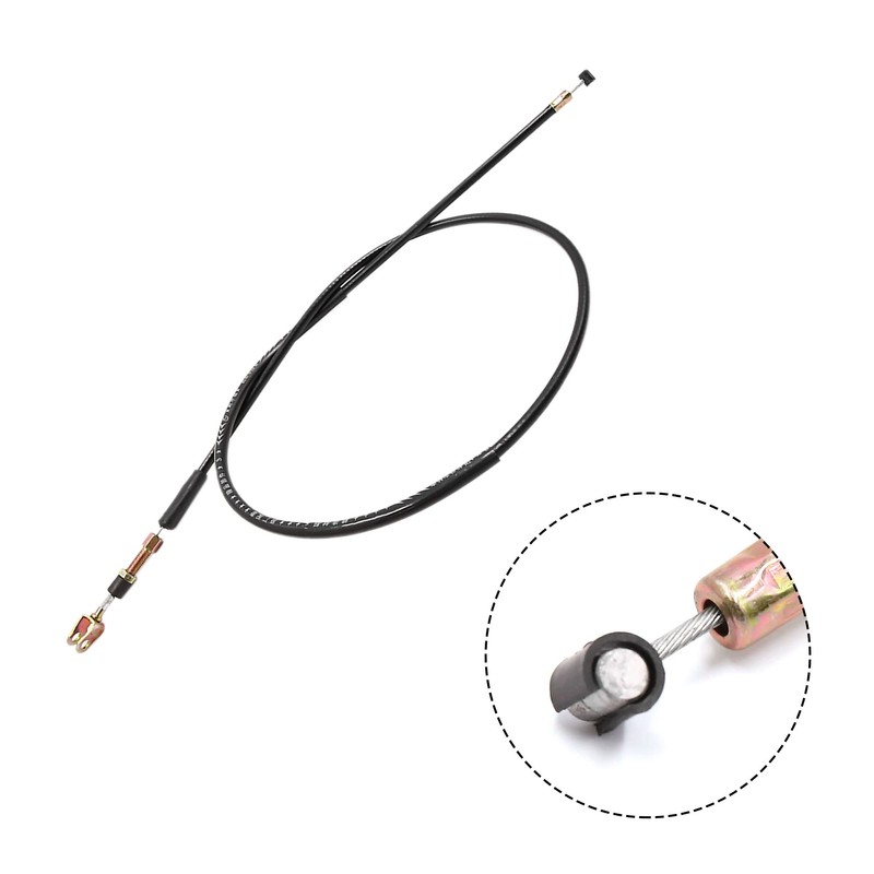 sourcing map 123cm 48.4" Length Coated Clutch Cable Wire Line