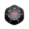 Tuff A.T. Matte Black/Red Logo Wheel Center Cap C706901 C611901