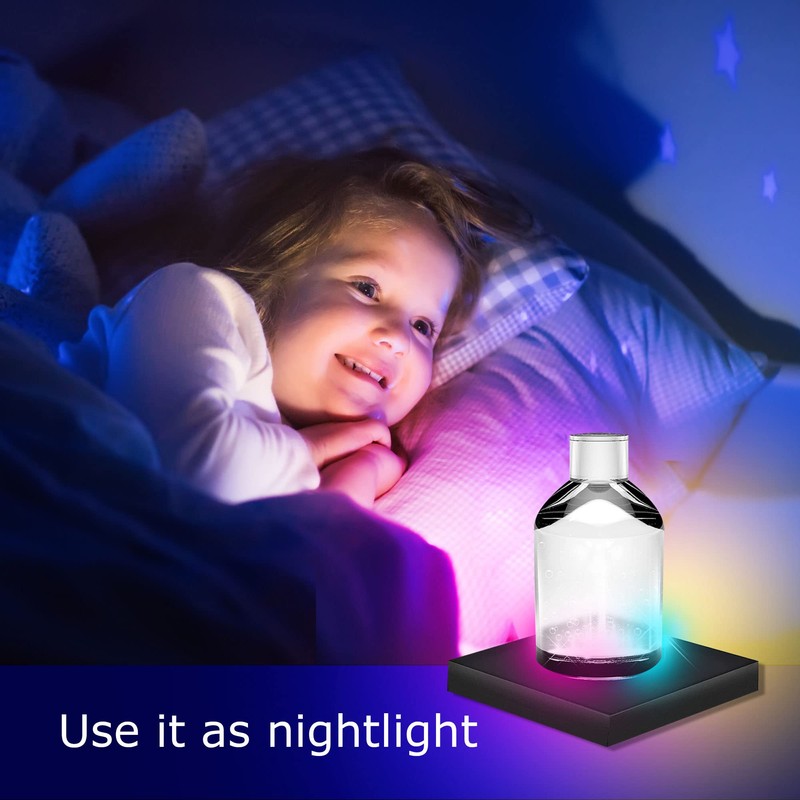 ASENTE 16 LED Multi-Color Light Stand Base- Lighted Acrylic Display,