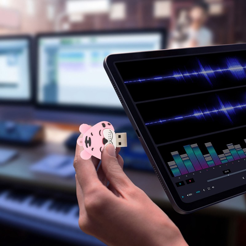 Flash Drive Tiger Appearance Ultra Stable Technology Flexible Glue U