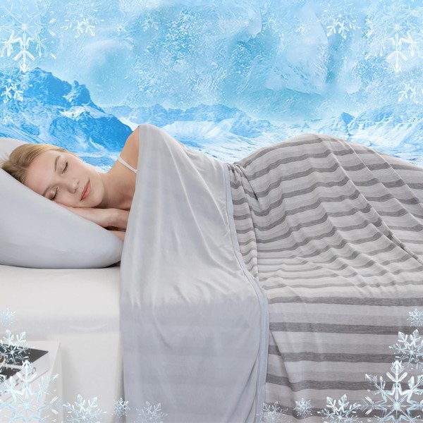 Auemtyn Cooling Blankets for Hot Sleepers, Summer Blankets King Size