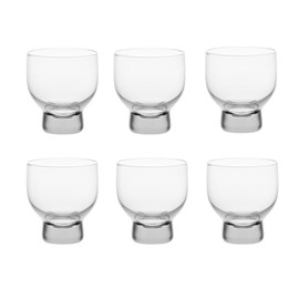 Urban Tokyo Glass Cold Sake Glass 3 fl oz Cup Dishwasher Safe Pack of 6 Restaurant Grade Wine Shot Glass (Clear)
