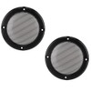 2 pcs 6.5 inch Audio Speaker Cover Decorative Circle Protective