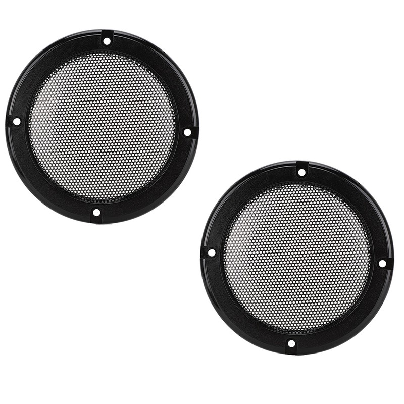 2 pcs 6.5 inch Audio Speaker Cover Decorative Circle Protective
