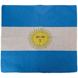 Trade Winds Wholesale Lot of 12 Argentina Country Black Outline 100% Cotton 22"x22" Bandanna
