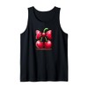 Cherry And Bowknot Print Tank Top