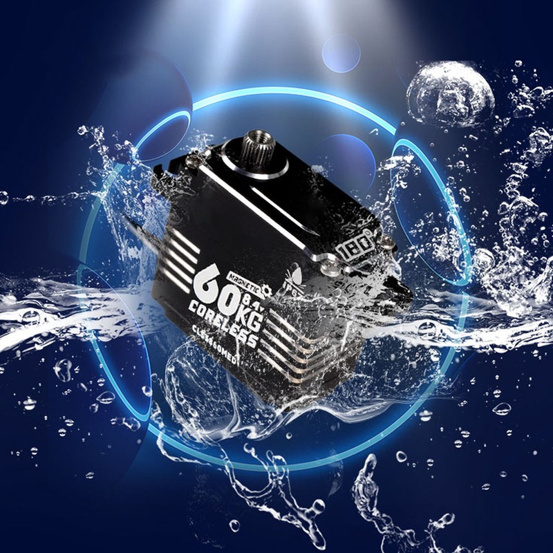 FLASH HOBBY RC Gear Servo 60KG Coreless Motor Super Torque