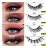 20 Pares De Pestañas Postizas 3d Mixtas Visón Hecho Mano