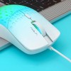 AULA Mouse Gamer S11 Pro, 3600 dpi, RGB, Cableado (Verde)