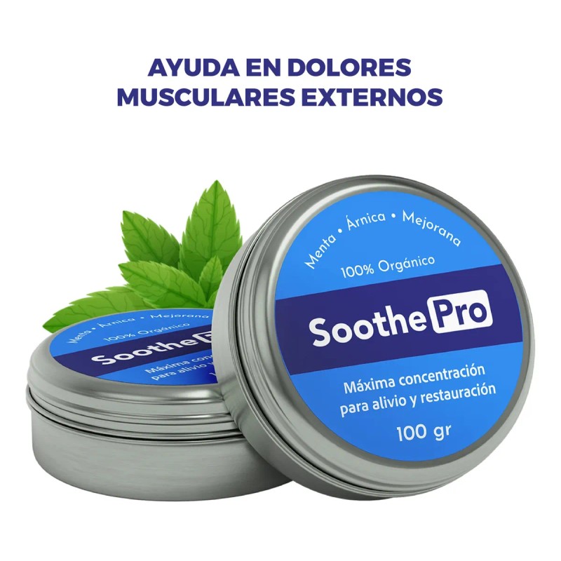 Pomada Relajante Muscular Dolor Árnica Soothepro De 100g