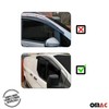 OMAC Window Visor Vent Rain Guard Deflector for Ford e-Transit