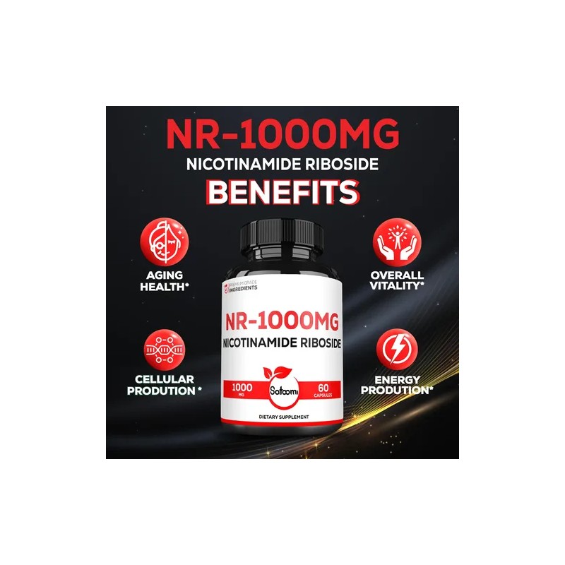 Satoomi Nad Nr 1000 Mg Suplemento - 60 Cápsulas Para