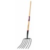 Truper 30317 Tru Pro 54-Inch Manure Fork 6-Tine, Ash Handle