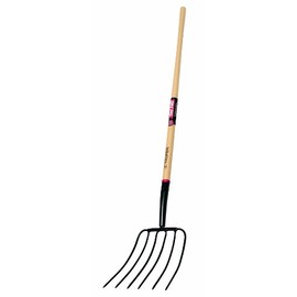 Truper 30317 Tru Pro 54-Inch Manure Fork 6-Tine, Ash Handle
