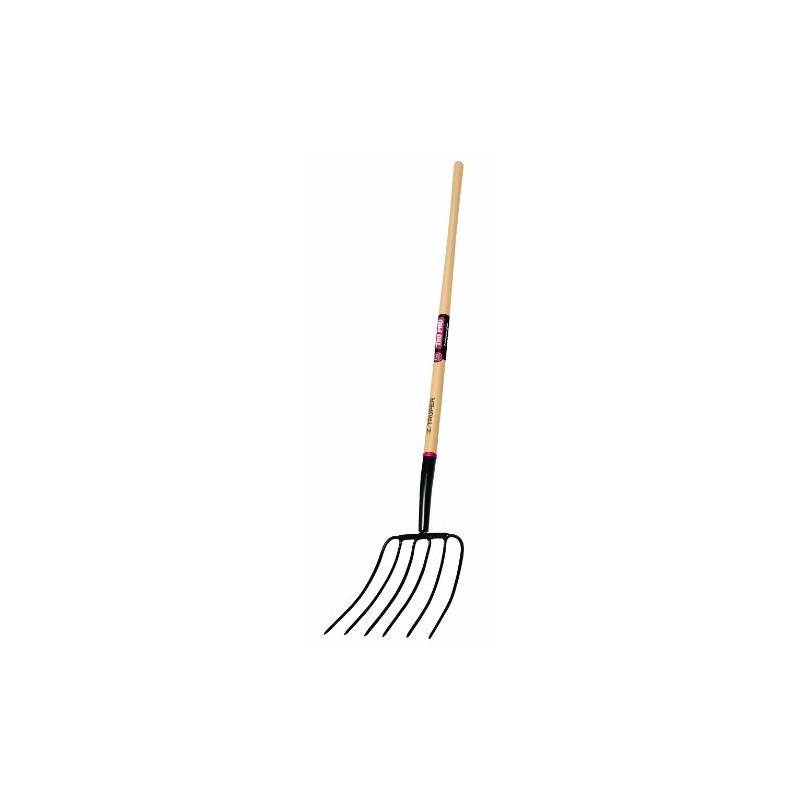Truper 30317 Tru Pro 54-Inch Manure Fork 6-Tine, Ash Handle