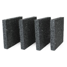 Mario10 Rubber Pads 10x10x1.5cm.-Set of 4 Non-Slip Pads Anti-Vibration Mat Washing Machine Dryer Rubber Stopper Sound Insulation Speaker Non-Slip Mat Washers Fitness Equipment (10x10x1.5 cm.)