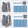 BECOJADDE 15L Hiking Backpack Men's Small Backpack Women's Lightweight Daypack