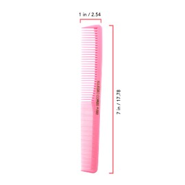 Allegro Combs 400 Barber Combs Cutting Combs All Purpose Combs 12 Pk. (Fresh Pink)