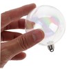 Holibanna Iridescent Ornament Baubles, Pack of 18 Transparent Plastic Baubles,
