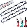 6 Inch Mini Chainsaw Chain - 2 Pieces Replacement Chains