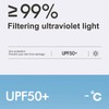 6 Ribs Umbrella Sun Protection UPF50 Impact Cloth Portable Folding