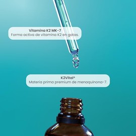 Matter Ka-30, Vitamina K2 Menaquinona-7 K2VITAL® en Gotas con MCT, Apoya la Salud Ósea, Bienestar Cardiovascular y Protección Celular, 600 Porciones, 