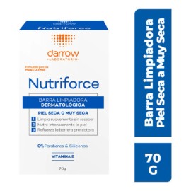 Barra Limpiadora Dermatológica Darrow Nutriforce De 70g