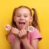 Fruidles Princess Tattoo Lollipop Suckers Candy, Great for Goody Party