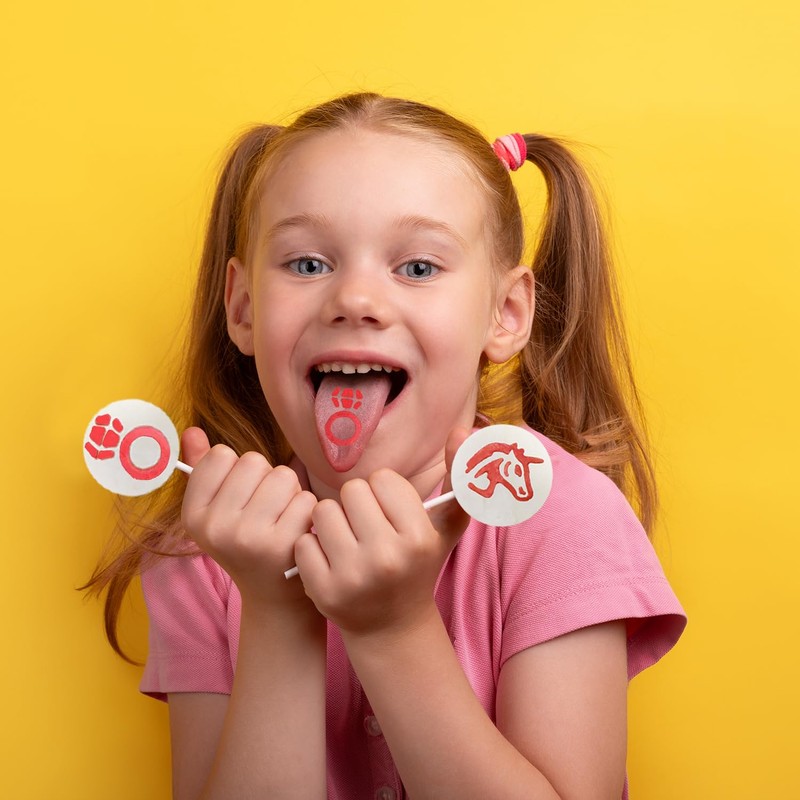 Fruidles Princess Tattoo Lollipop Suckers Candy, Great for Goody Party