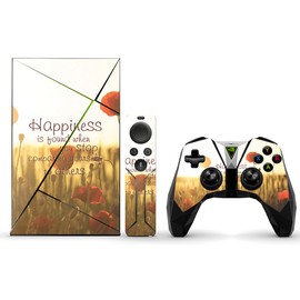 MightySkins Skin Compatible With NVIDIA Shield TV (2017) wrap cover sticker skins Happiness