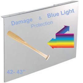 42-43 inch Blue Light and Damage TV Screen Protector. Protection Shield & Anti-Blue Light Filter Blocking UV for LCD LED 4K OLED QLED (38.0 x 22.0 inch)