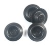 Lumac Black Plastic 1/2" Recessed Mount Hole Plug, Qty 25,
