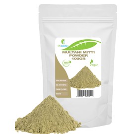 Multani mitti clay - 100 gr - DIY Face Masks, Body Mask, Hair Mask, Soft Peels and Scrubs, Soap Making, Anti-Ageing & Skin firming, Natural And Chemical Free