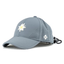 Bavarian Caps Edelweiss Outdoor V2 Grey Blue Curved, grey / blue, Unit size