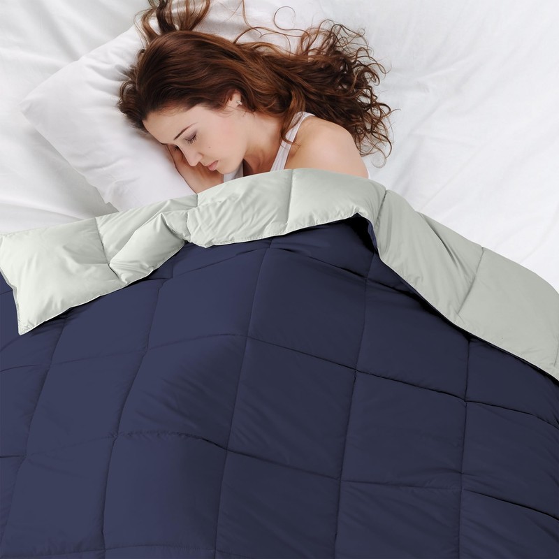 Modern Threads Down Alternative Reversible Comforter Eclipse/Silver Queen