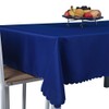 HappyHome Fabric Tablecloth, Solid Color, 53.1 x 70.9 inches (135