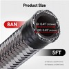 EVIL ENERGY 8AN Fuel Line, Stainless Steel CPE Fuel Line
