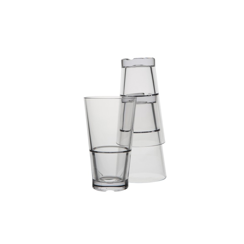 Strahl CapellaStack Tumblers, 16-Ounce, Set of 4