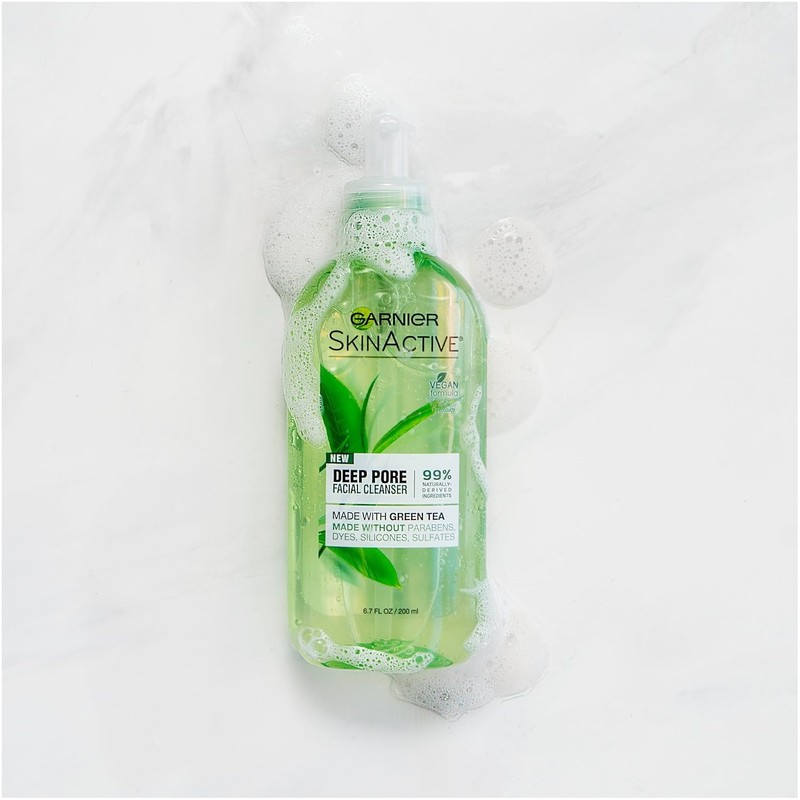 Garnier Skin Active Face Wash with Green Tea for Oily