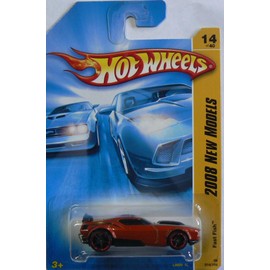 Hot Wheels 2008 014 New Models Fast Fish Dark Orange 2008 14 1:64 Scale