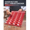 Thread Checker, 44 Nut and Bolt Thread Checker, Bolt Size