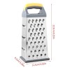 Rallador Manual De Quesos Y Verduras 4 En 1 Antideslizant