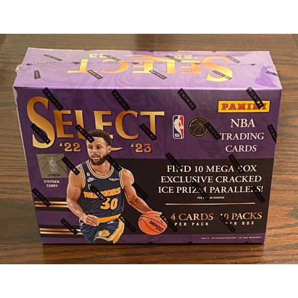 2022-23 Panini Select Basketball Trading Card Mega Box - 10